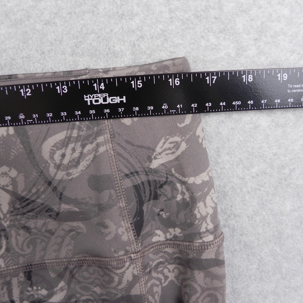 Chico's Zenergy Leggings Womens 2 12/14 Side Pockets Yoga Pants Paisley Floral - Picture 5 of 10